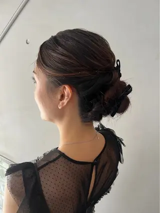 ヘアアレンジ アレンジ/縮毛矯正 FACE。ゆのんのヘアスタイル