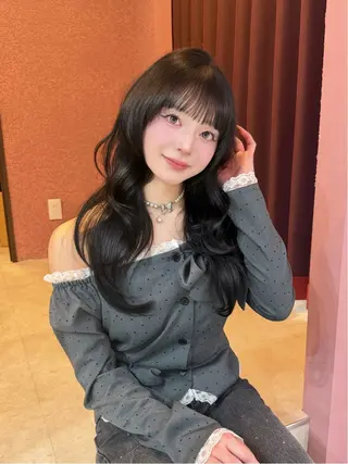 ロング カラー 透明感/渋谷 KEITOのヘアスタイル