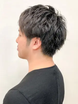 ショート カセヤ リョウのヘアスタイル