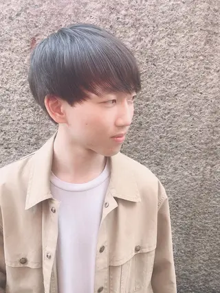 ショート カラー パーマ ヘアアレンジ メンズ ちこ .のヘアスタイル