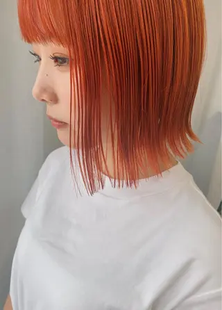 ショート カラー ヘアアレンジ lani ブリーチ /ダブルカラーのヘアスタイル