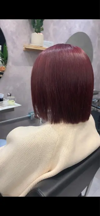 カラー amu/ブリーチなし ダブルカラーのヘアスタイル