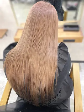 ロング カラー 🫧あ お🫧 心斎橋のヘアスタイル