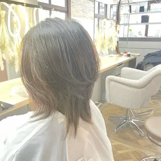 セミロング MATISSE藤崎 渕上 ジュビアイのヘアスタイル