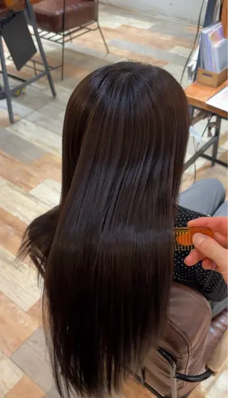 ロング 髪質改善・ 縮毛矯正・清水天空のヘアスタイル