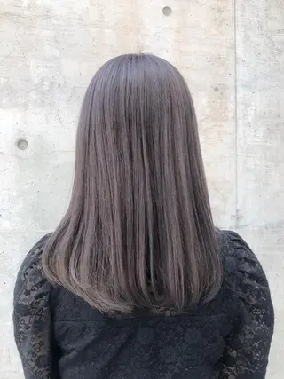 ミディアム カラー 【透明感、艶髪】西村 有司のヘアスタイル