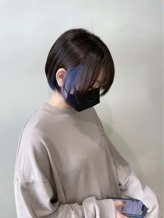 カラー white.梅田 デザインカラー🦄のヘアスタイル