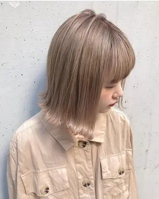 ミディアム カラー 髪質改善ストレート sotaのヘアスタイル