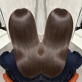 ロング カラー 天神最安値エクステ カラーレイヤーカットのヘアスタイル