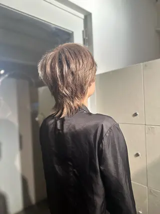 ショート カラー ハイトーンカラー が絶対可愛い✨泰聖✨のヘアスタイル