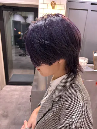 ショート カラー メンズカット× ヘッドスパUSAMIのヘアスタイル