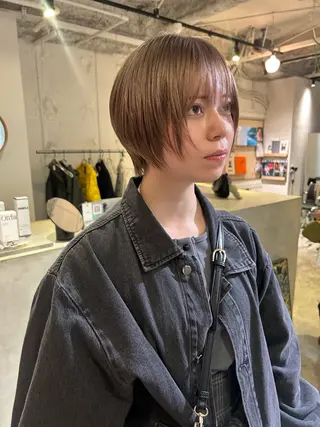 ショート カラー 村上雅人 ナチュラルモードのヘアスタイル