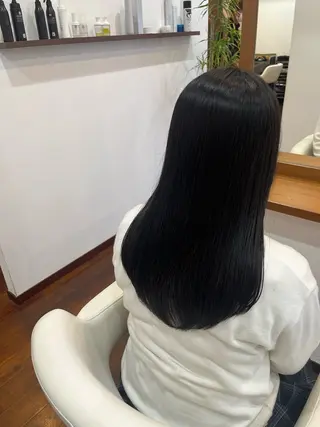 セミロング 金岡 碧のヘアスタイル