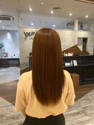 ロング AI  /暖色/ ガーリーヘアのヘアスタイル