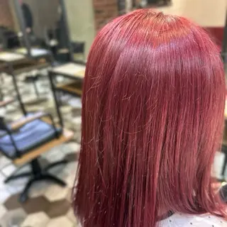 ロング カラー ハイトーン🎨/ パーマ🌀/堀江輝起のヘアスタイル