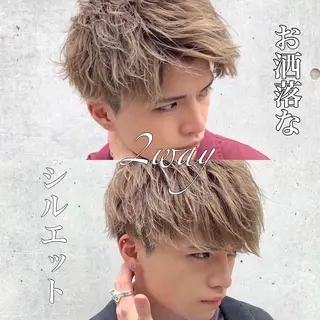ミディアム カラー パーマ ヘアアレンジ メンズ キッズ メンズ特化美容師 aiの眉毛・アイブロウイメージ