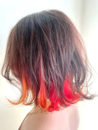 ショート カラー 《インナーカラー》 YAMADAのヘアスタイル