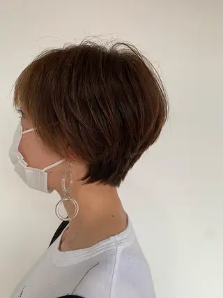 ショート 中村 靖彬のヘアスタイル