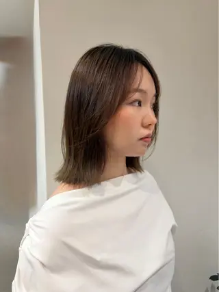 ミディアム RIN ✴︎透け感カラー✴︎のヘアスタイル