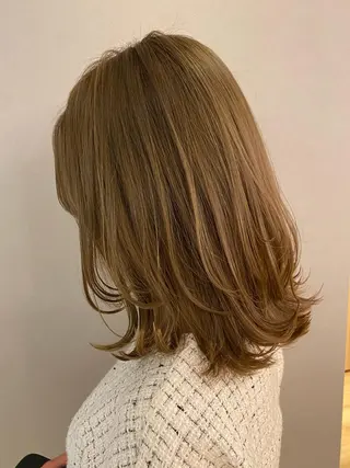 ミディアム unopulir 景山 凌のヘアスタイル