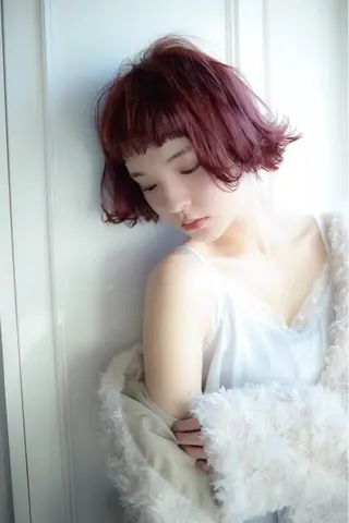 ショート カラー パーマ ヘアアレンジ メンズ キッズ ネイル マツエク・マツパ 🌈デザインヘア職人 Kaede🌈のヘアスタイル