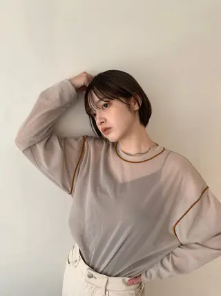ショート 🐰桃山台/髪質改善 山亀のヘアスタイル
