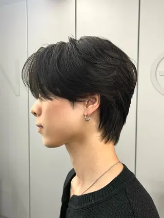 メンズ アイカ🐺 メンズ韓国ヘアのヘアスタイル