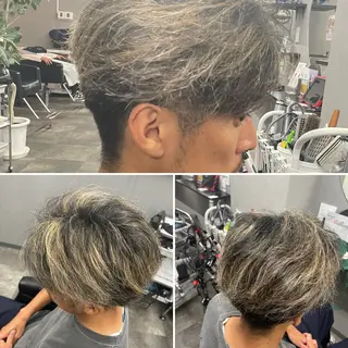 カラー メンズ 🌹ミラクル美容師 🌹ブリーチ✨くっぽのヘアスタイル
