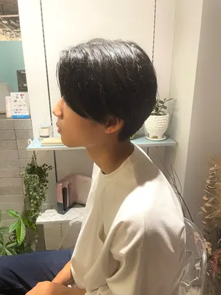 ショート 髪質改善×美髪矯正 艶髪カラー 阪口のヘアスタイル