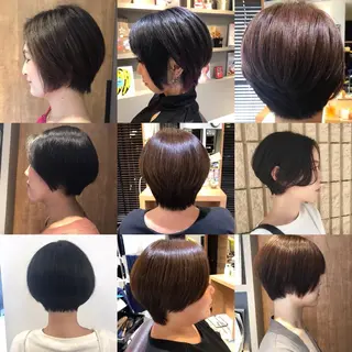 ショート カラー Bonheur umedaのヘアスタイル
