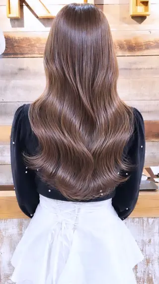 ロング カラー ケアカラー×髪質改善 🌙OKUBO🌙のヘアスタイル