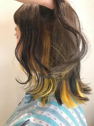 カラー 新宿駅近♡個室 ♡関口三都季🌜のヘアスタイル