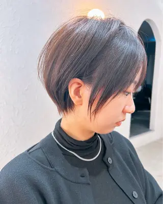 ショート 髪質改善✨ストレート オグ✂️/ショートのヘアスタイル