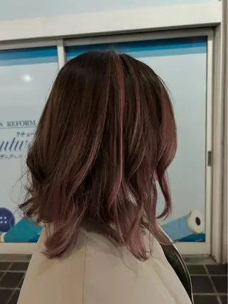 ミディアム カラー 🍒ྀི🍓 そら🌺🩷ྀིのヘアスタイル