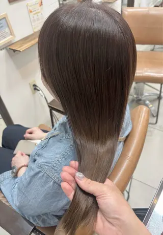 ミディアム カラー 頭皮×髪質改善 透明感カラー💎中村のヘアスタイル
