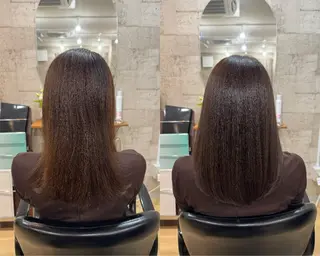 ミディアム カラー Garden 浅草蔵前のヘアスタイル
