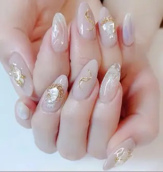 ネイル 🦋YU810 ナチュラル専門店🦋のネイルデザイン