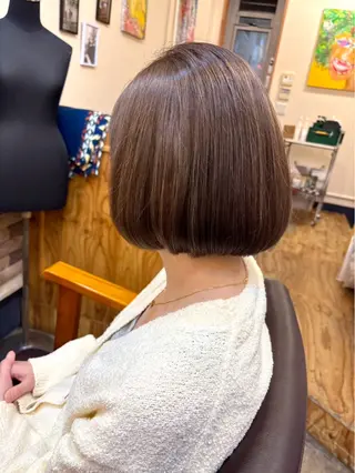 ミディアム カラー ナチュラルスタイル ☘️🌴MITA🌴のヘアスタイル