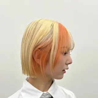 カラー カット￥1100 🎀Yuri︎のヘアスタイル