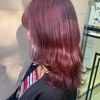ロング カラー ヘアアレンジ TSUNA 🌙 Lim 五反田のマツエク・マツパデザイン