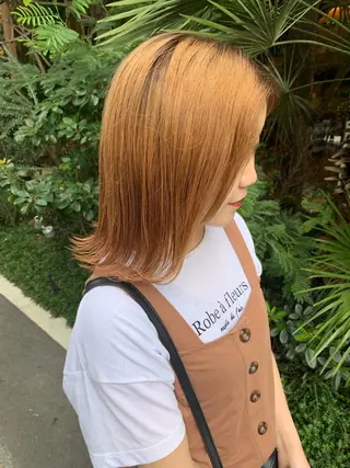 カラー 🧡色落ちまで2度 楽しめる🧡ヨシキのヘアスタイル