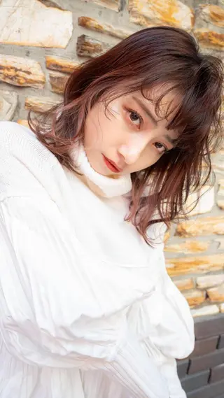 ミディアム カラー ANGELICA JR和歌山店のヘアスタイル
