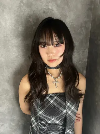 ロング サキ🇰🇷 /立川 韓国/透明感/艶髪のヘアスタイル