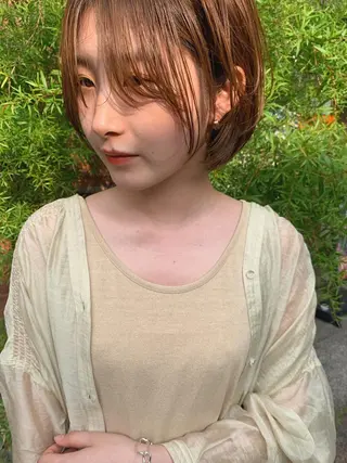 ショート レイヤーカット 鈴木駿介のヘアスタイル