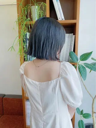 ショート カラー 似合わせレイヤー/ ケアパーマ/高倉のヘアスタイル