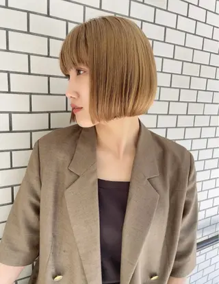 ショート カラー tity 田中 結生のヘアスタイル