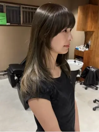 ロング 上村 瑞紀のヘアスタイル