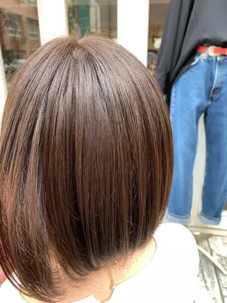 ミディアム カラー パーマ ヘアアレンジ ネイル Sia中野新橋 『JUNYA』のヘアスタイル