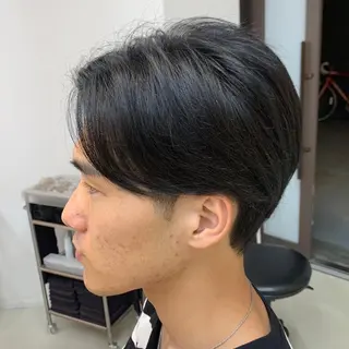 ショート カラー パーマ メンズ 似合わせショート×透 明感/やじまたかしのヘアスタイル