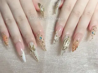 ロング Quick Sukarupuのネイルデザイン
